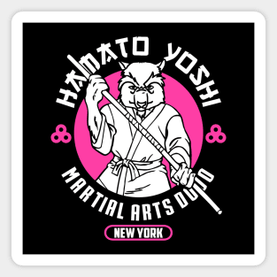 Martial arts dojo v2 Magnet